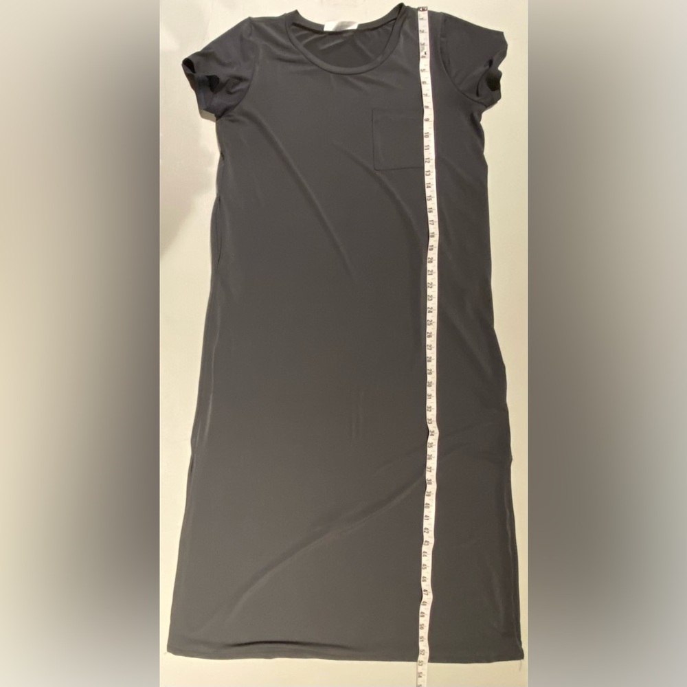 Brigitte Brianna Pocket Maxi Dress, Slate Gray, size M - Picture 12 of 12